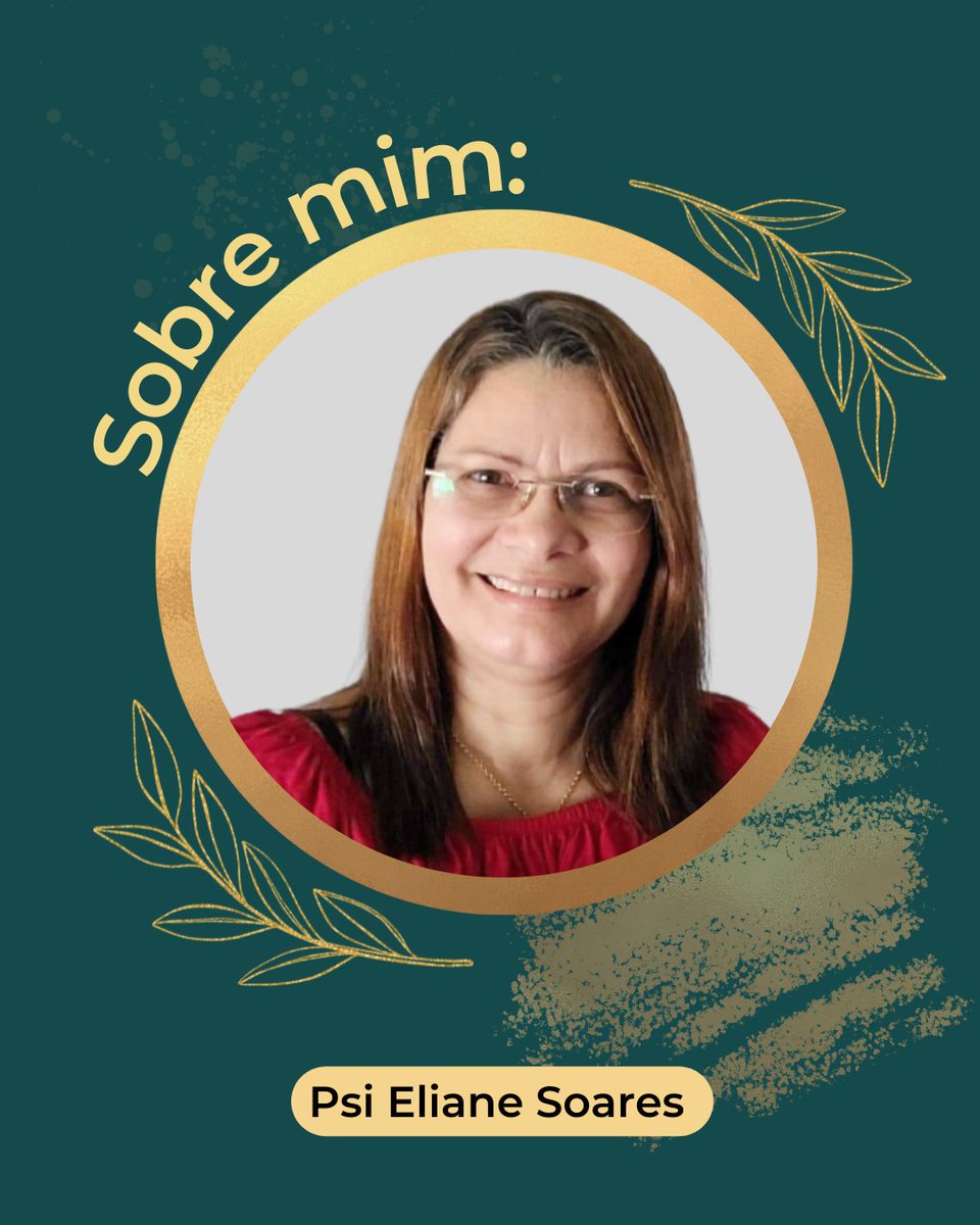 psielisoares's tweet photo. Olá, sou psicóloga Clínica com formação em Terapia Cognitivo-Comportamental, especialização em Ansiedade.

Atendimento Online com Jovens, Adultos e Idosos.
Eu vou te ajudar a recuperar a autonomia e o poder de tomar decisão.

A ansiedade não define quem você é. Pense nisso! ✅️ https://t.co/6aAIsdhI30