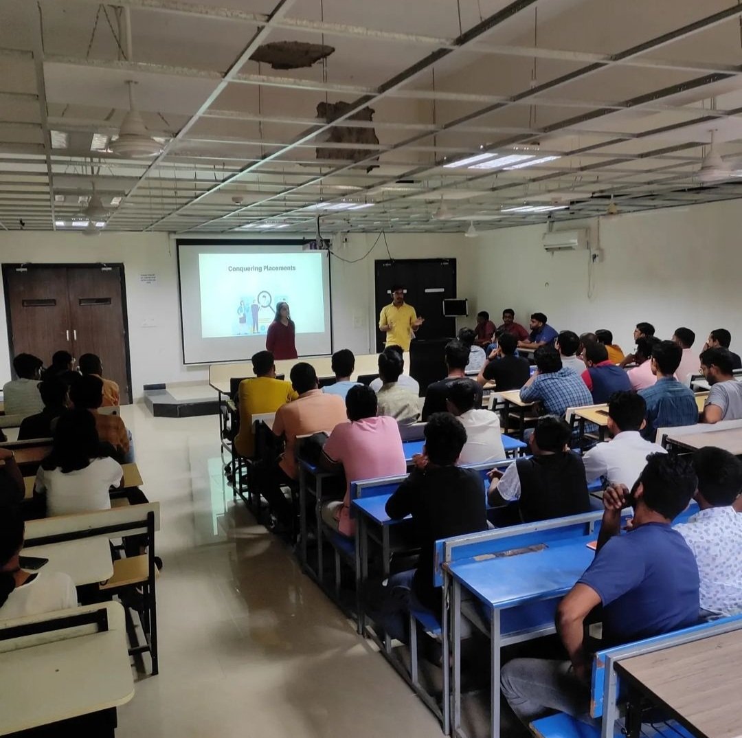 ChemShastra's tweet photo. A Glimpse of the " Conquering Placement Talk" which was held on 9th September 2022 at Room Number 105, Department of Chemistry, Svnit Surat. https://t.co/VMm11KKBXp