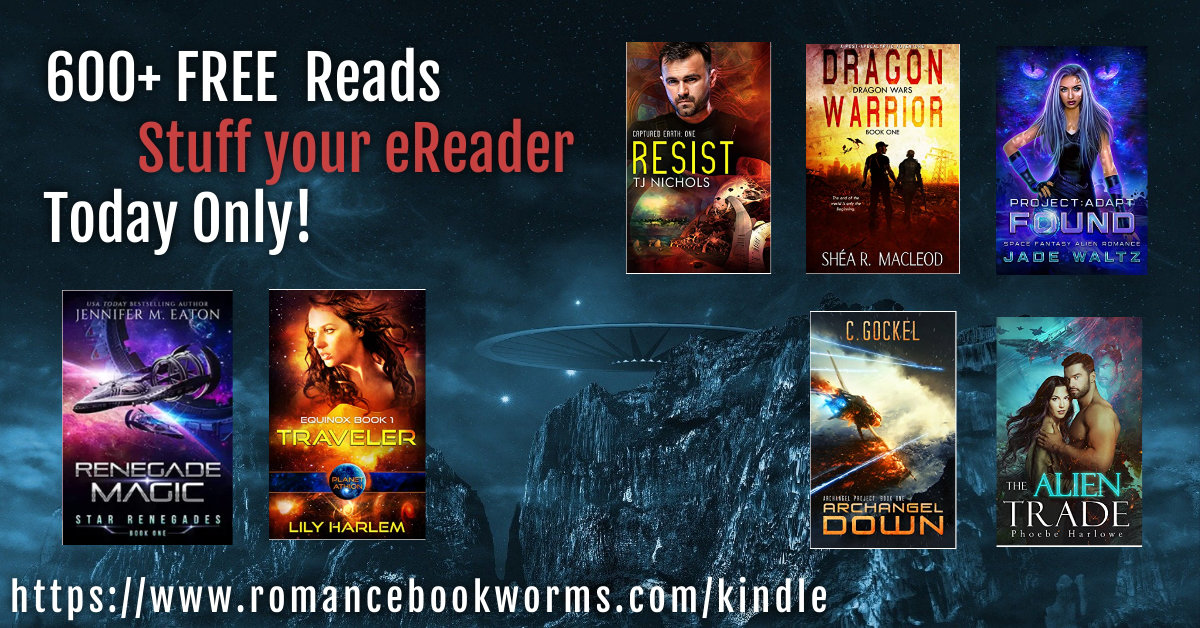There's a few more hours to fill up your eReader!  Scroll for your favorite genre! romancebookworms.com/kindle/#sci-fi