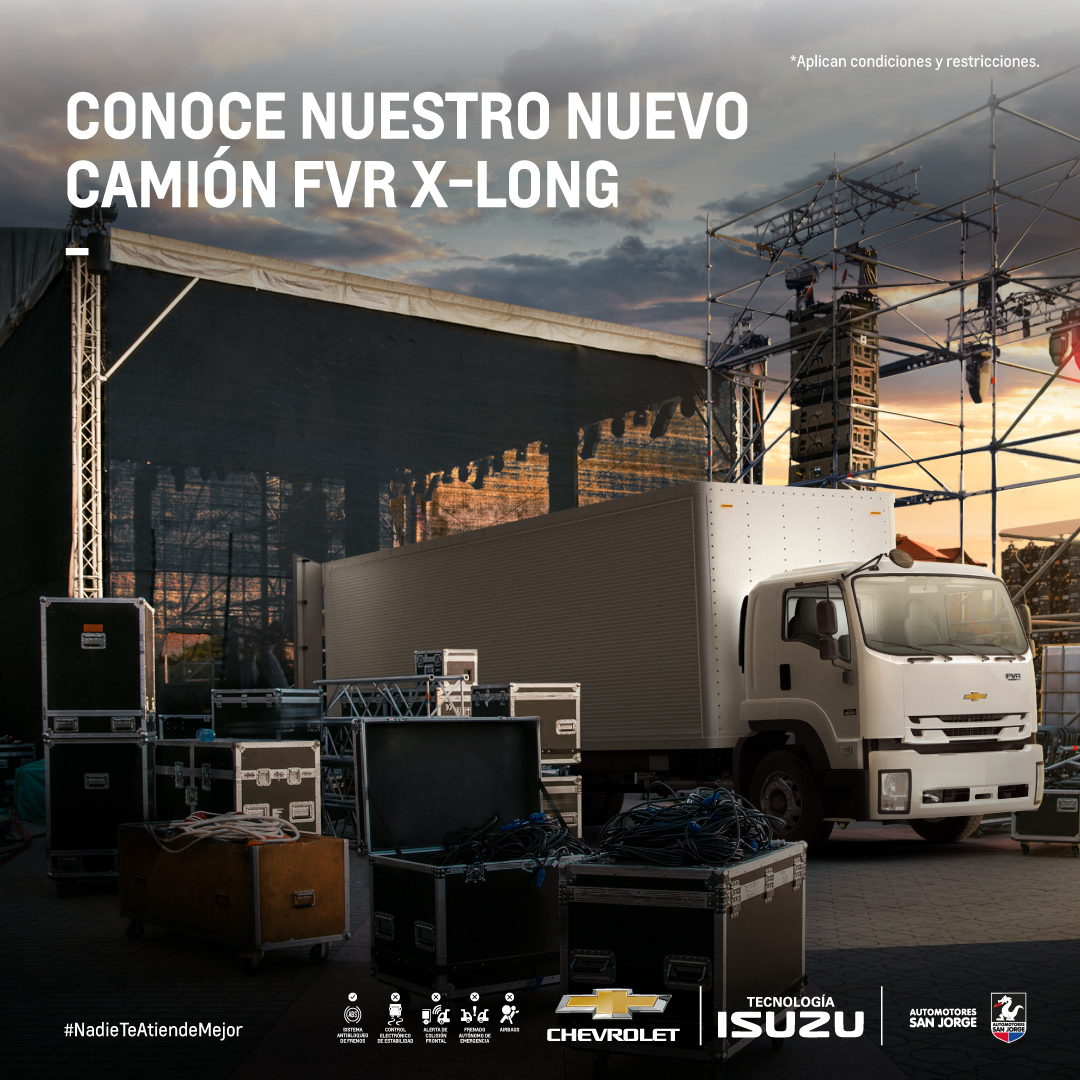 AutoSanJorge's tweet photo. Sus principales características y especificaciones hacen del FVR X-Long la mejor opción en el segmento de 17 toneladas para cargas de volúmen
📲3126589448
#NadieTeAtiendeMejor #Promociones #Chevrolet #Carronuevo #Autonuevo #Estrenahoy #Surbogota #Centromayor #Ciudadmontes #Soacha https://t.co/iZXi6UpG8t