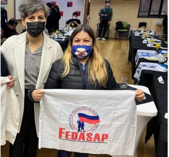 Fedasap's tweet photo. Hoy en primera reunión de federaciones y confederaciones de #salud con ministra @ximenaguilera #fedasap expresó déficit presupuestario en #autoridadsanitaria para seguir cumpliendo funciones,y fortalecimiento de la salud pública con participación de trabajadoras y trabajadores. https://t.co/8febauXLLP