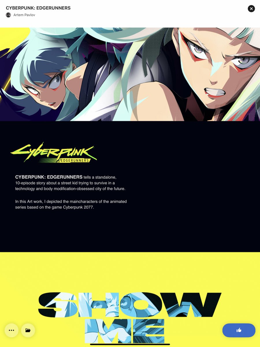 Anime Cyberpunk: Edgerunners HD Wallpaper by Artem Pavlov