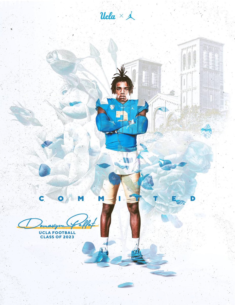 Donavyn Pellot (@2EZDUECE) on Twitter photo 2022-09-22 03:30:27 Thank you to all the coaches that recruited me… I am now committed to UCLA!!💙💛💙💛#GoBruins @Coach_TSanchez @SilveradoHSFB @UCLAFootball Thank you to all the coaches that recruited me… I am now committed to UCLA!!💙💛💙💛#GoBruins @Coach_TSanchez @SilveradoHSFB @UCLAFootball