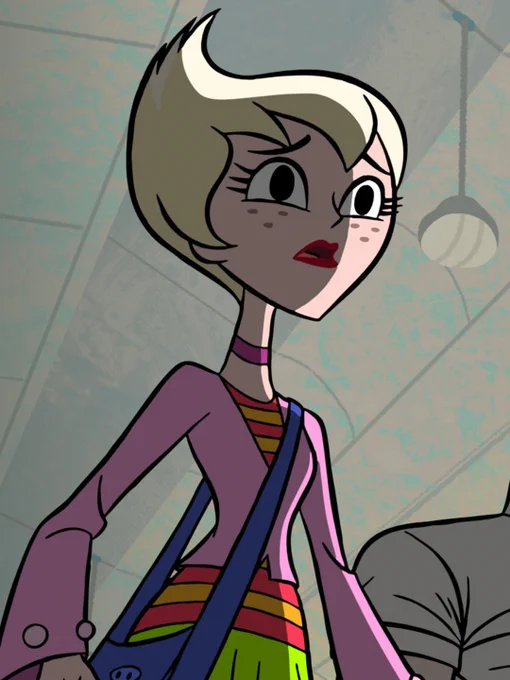 fun animation fact!!! Britt &amp; Tiff + Ilana's wardrobes that changed from episode-to-episode in their respective series were BOTH inspired by FRUiTS Magazine outfits! 