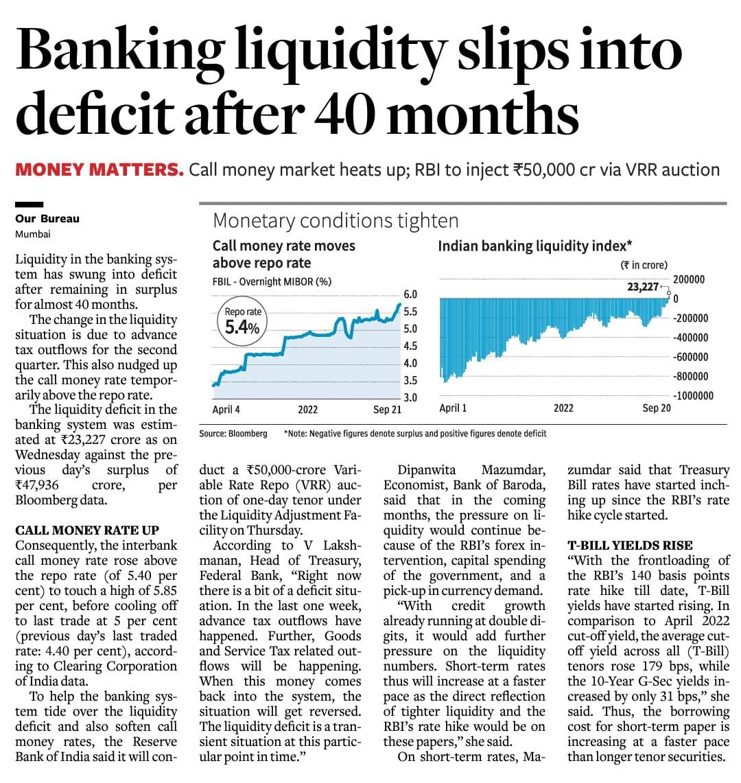 Rajneesh (@rajneeshspeaks_) on Twitter photo Now there ll be a race between banks and debt MF's to capture the short term fund pie. Interesting duel.
Long term debt MF's with SDL components should not face competition as bank's would not commit higher rates for long term.
<a href="/SahilKapoor/">Sahil Kapoor</a>
#investing
#inflation Now there ll be a race between banks and debt MF's to capture the short term fund pie. Interesting duel.
Long term debt MF's with SDL components should not face competition as bank's would not commit higher rates for long term.
<a href="/SahilKapoor/">Sahil Kapoor</a>
#investing
#inflation
