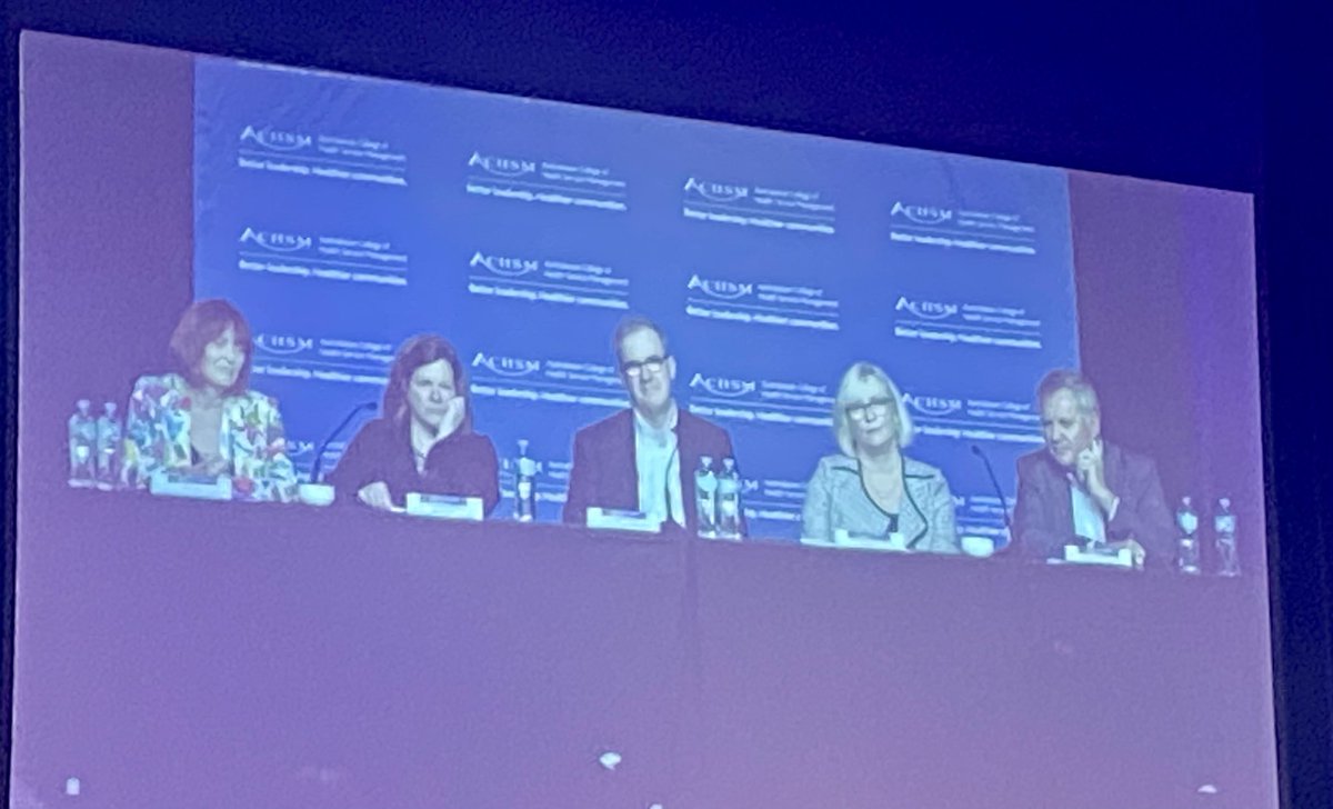 Zoevschofield's tweet photo. Really enjoying the keynote panel on health care workforce. https://t.co/YoXLwtf6TY