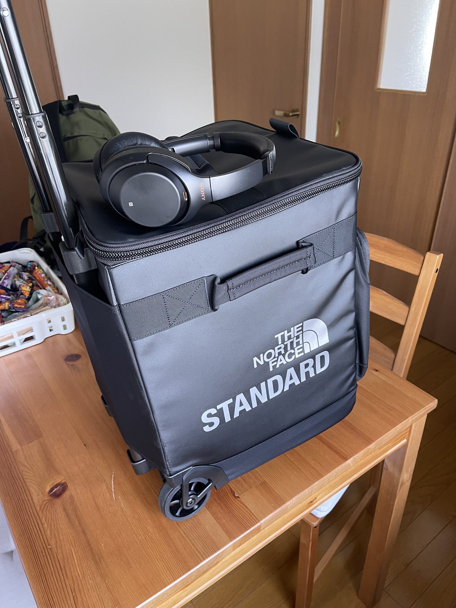 本物の レコードバッグノースフェイス STANDARD NM82115Rキャリー