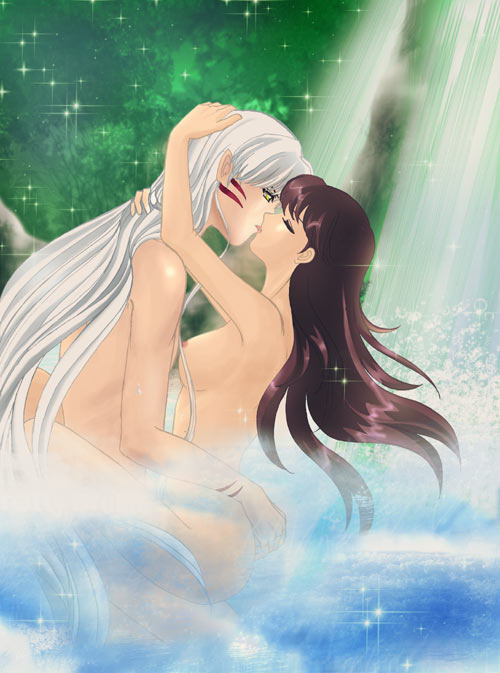 sesshokane's tweet photo. Hermoso arte de #JadeT que publicó en su extinta página MOON-FLOWER en el año del 2007 💖😍😏😈 #Sessrin #SessRinOldSchool https://t.co/S4HvirI87x