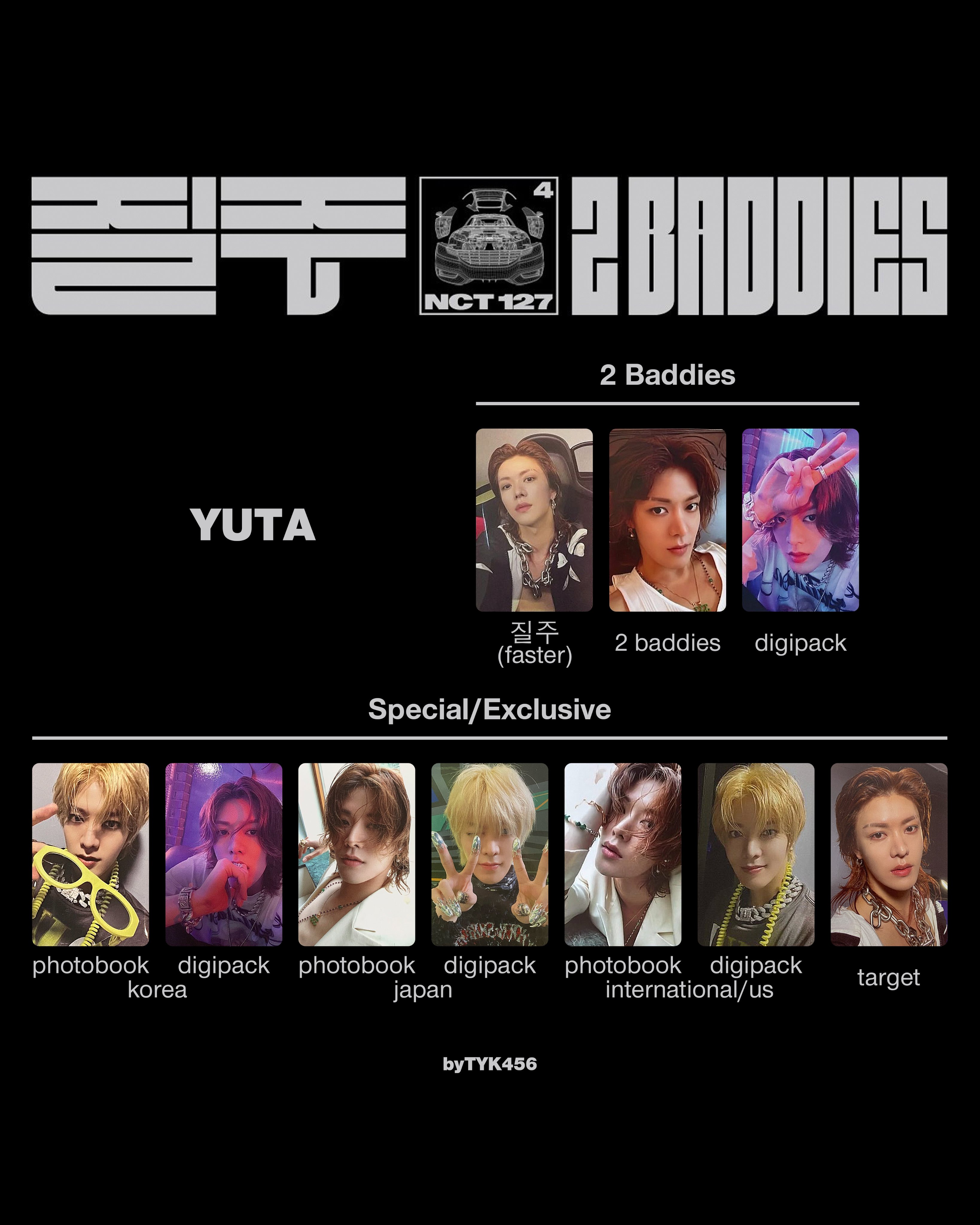 NCT 127 ユウタ 2 baddies アクリルスタンド