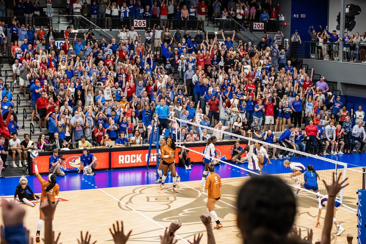 Kansas Volleyball tweet media