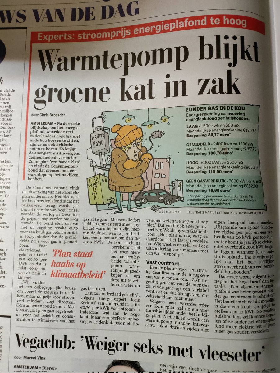 Daar ga je met je warmtepomp 👇🤣🤣