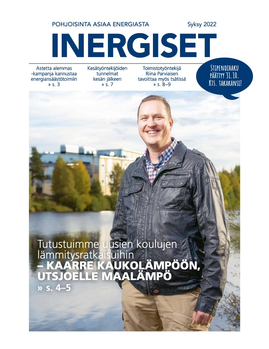 📰 Syksyn Inergiset -lehdessä tietoa energiansäästöstä - lue myös uusien koulujen lämmitysratkaisuista 🌡

inergia.fi/syksyn-inergis…