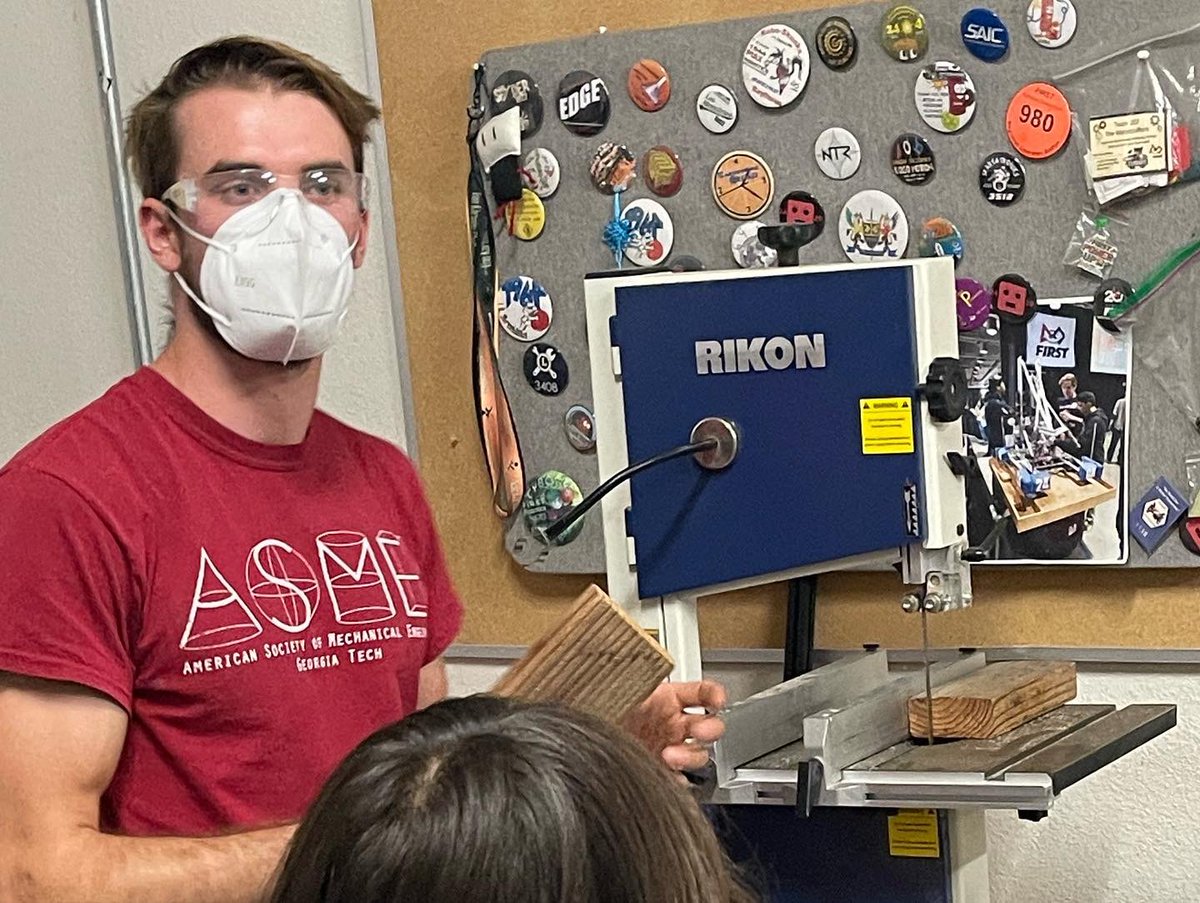 team2404_tnt's tweet image. Tonight we had a great tool training and fall planning meeting.

Thank you to our dedicated mentors from @Caltech and @NASAJPL mentors.

 #robotics #stem  #pasadena #firstrobotics  #community #teamwork #robotics  #steam #pasadena #tech  #jpl #nasa #caltech #lasercutting