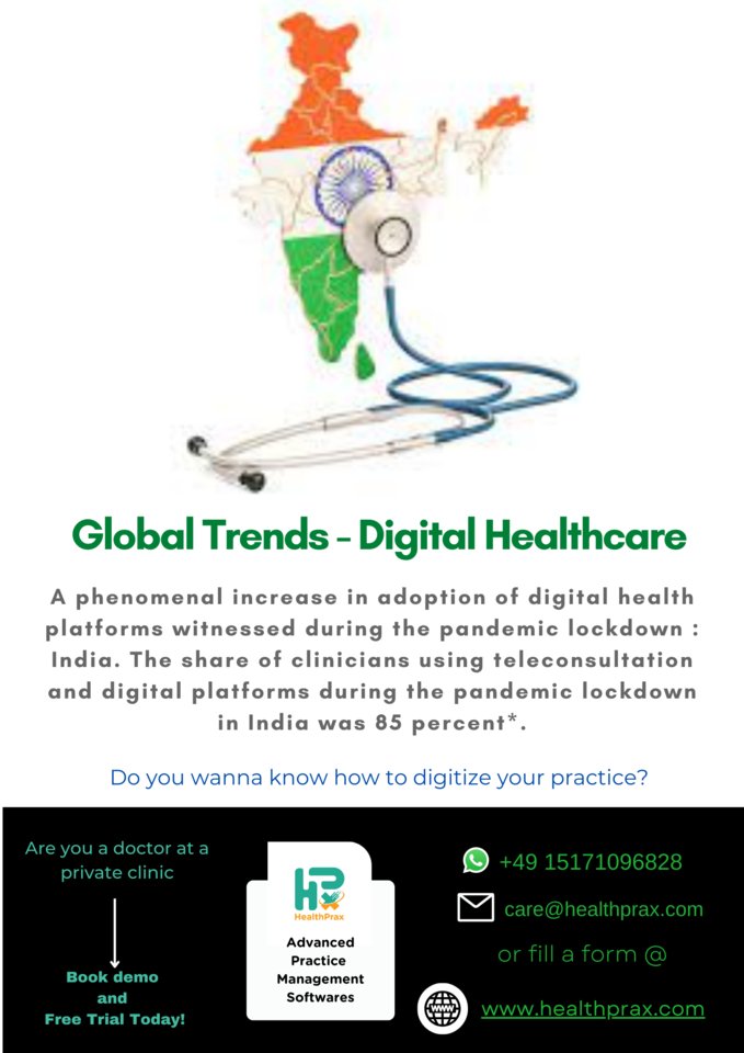 HealthPrax's tweet photo. Global Digital health trends - Did you know? - 05

#healthprax #HPX #hpx #healthcare #health #healthtech #doctors #doctor #ehealth #medtech #technology #healthcareit #digitalhealthcare #electronic_health_record #ehr #pharma #healthtalk #healthcaresoftware #mobilehealth #ai #ndhm https://t.co/HIQzNC8SZl