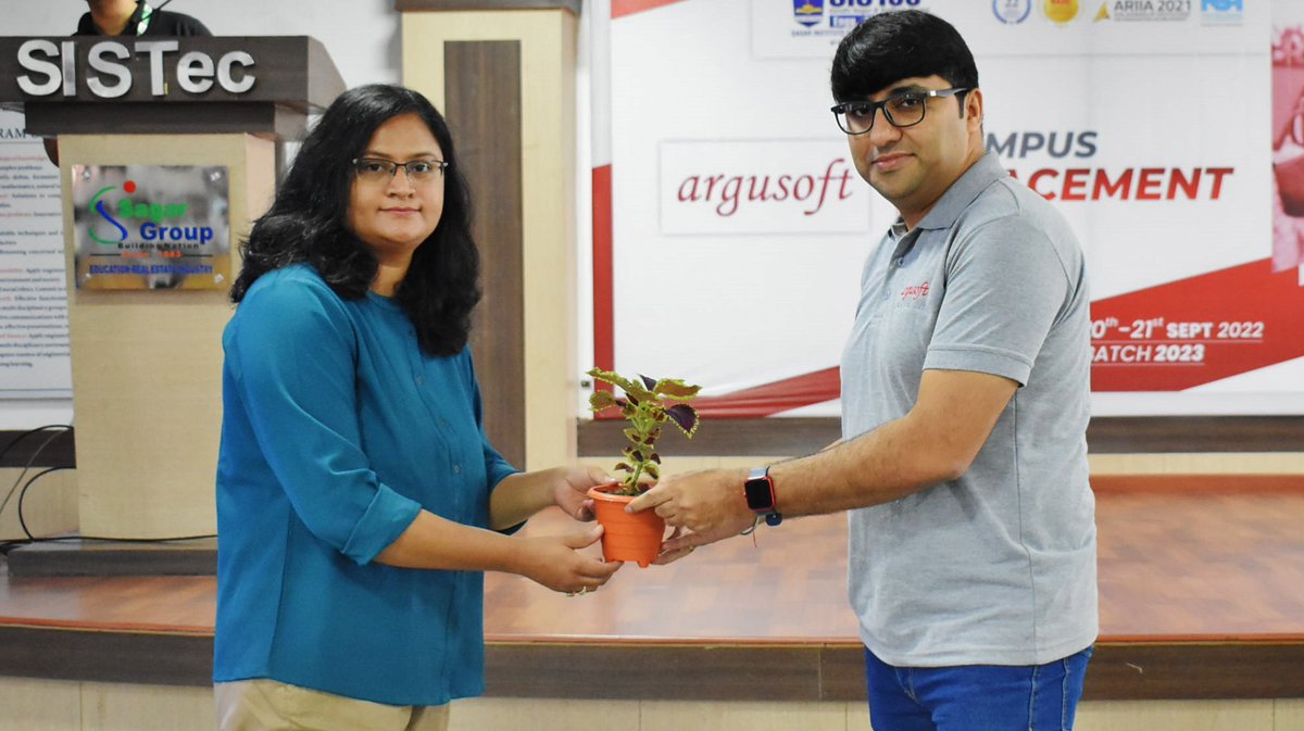 SagarCollege's tweet image. Sagar Group of Institutions - SISTec witnessed the Campus Placement Drive of Argusoft on 20th September.
🌐 T&P: sistec.ac.in/training-and-p…
🌐 Website: sistec.ac.in
#argusoft #ProgrammerAnalyst #CampusDrive #PlacementDrive #campusrecruiting #engineering #college