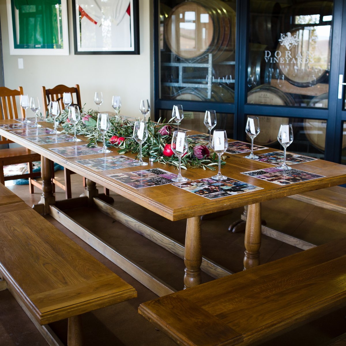 The Clubhouse at Doran Vineyards, our beautiful tasting room, is a perfect venue for your next event! Our event space is stylish, secure, and adaptable to your function requirements. It can be used for bridal showers, engagement parties, birthday parties, and corporate events.