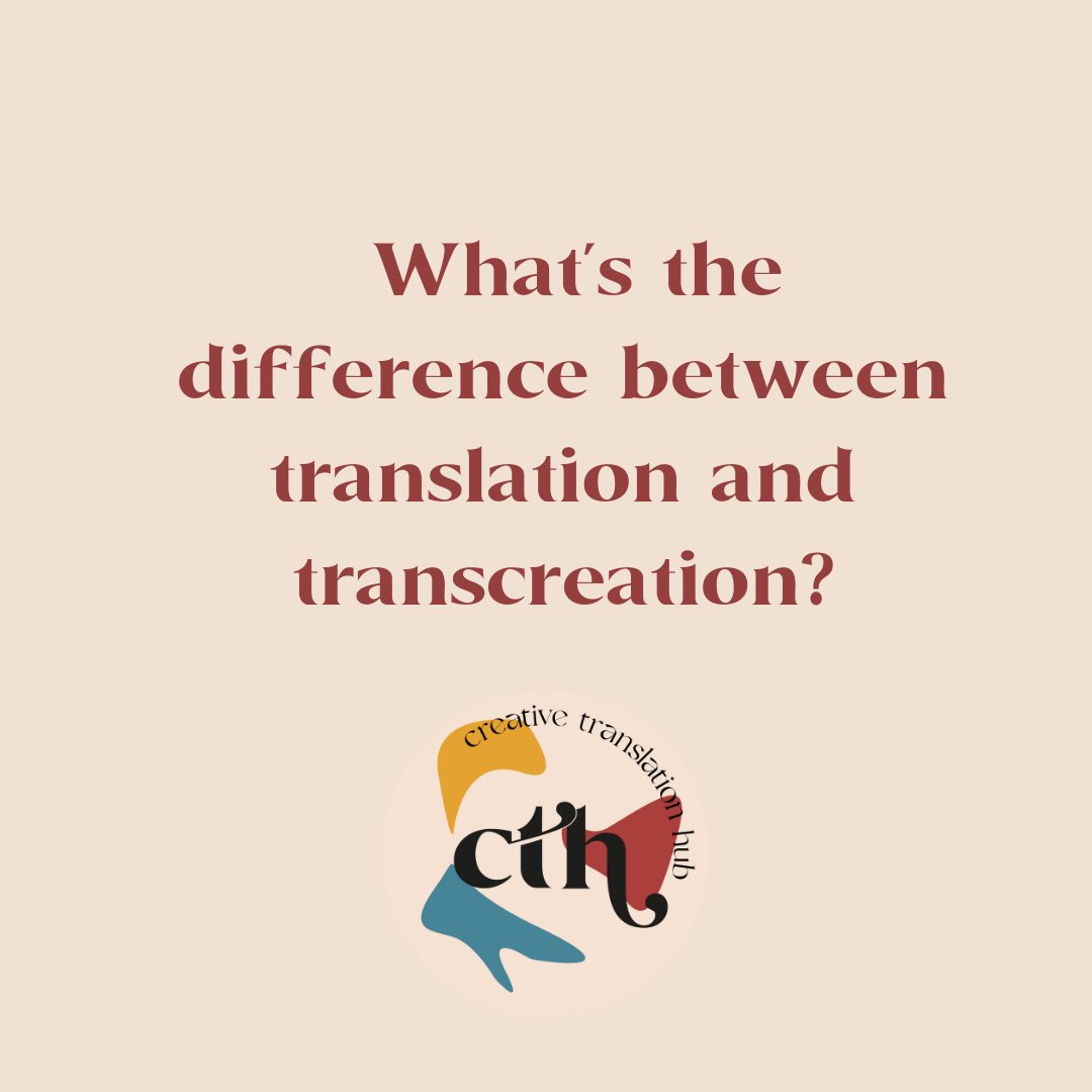 CTH_translation's tweet photo. Translation: The faithful rendering of a source text into a target text.

Transcreation: A mix of translation and copywriting mostly used for marketing content. 

Not sure which is right for you?

We’re here to help! Email us at hello@creativetranslationhub.com to book a call. https://t.co/uVHCrFkAeh