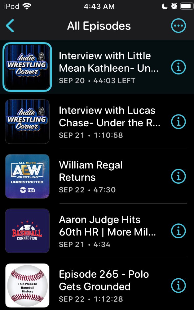 goodbadwrestle's tweet photo. Time to catch up on podcasts starting with @IndieWCorner #GoodCopPlaylist https://t.co/2V9IB8uA6m