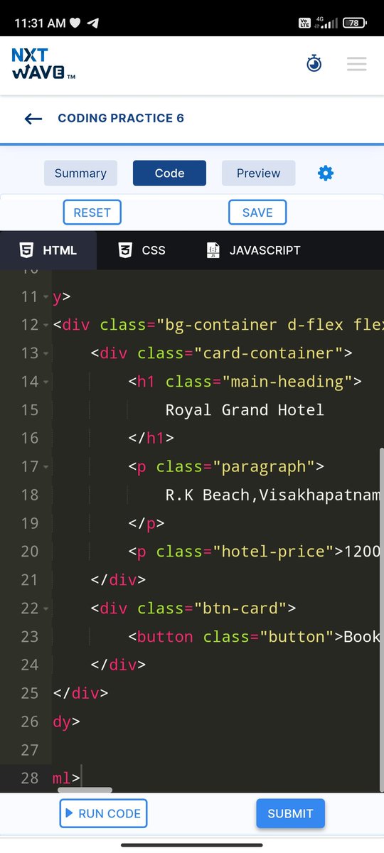 _deekshitha_d's tweet photo. Helloo all.....done vth my coding practice-6ππ»
#ccbpians #nxtwavewrap #nxtwavetech #nxtwave #ccbpians #thankful #coding #people https://t.co/0g813QwDP6