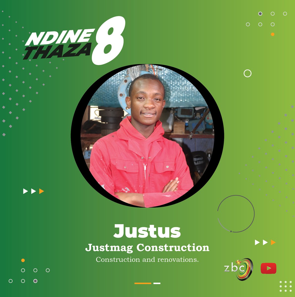 @magumajustus is the youngest entrepreneur for season 8. The 16 year old is the founder of Justmag Construction, a renovations and construction company which he started riding on the back of his father's plumbing and pump repair business. #ndinethaza <a href="/ZBCtv/">ZBCTV</a> <a href="/ZBCNewsonline/">ZBC News</a>