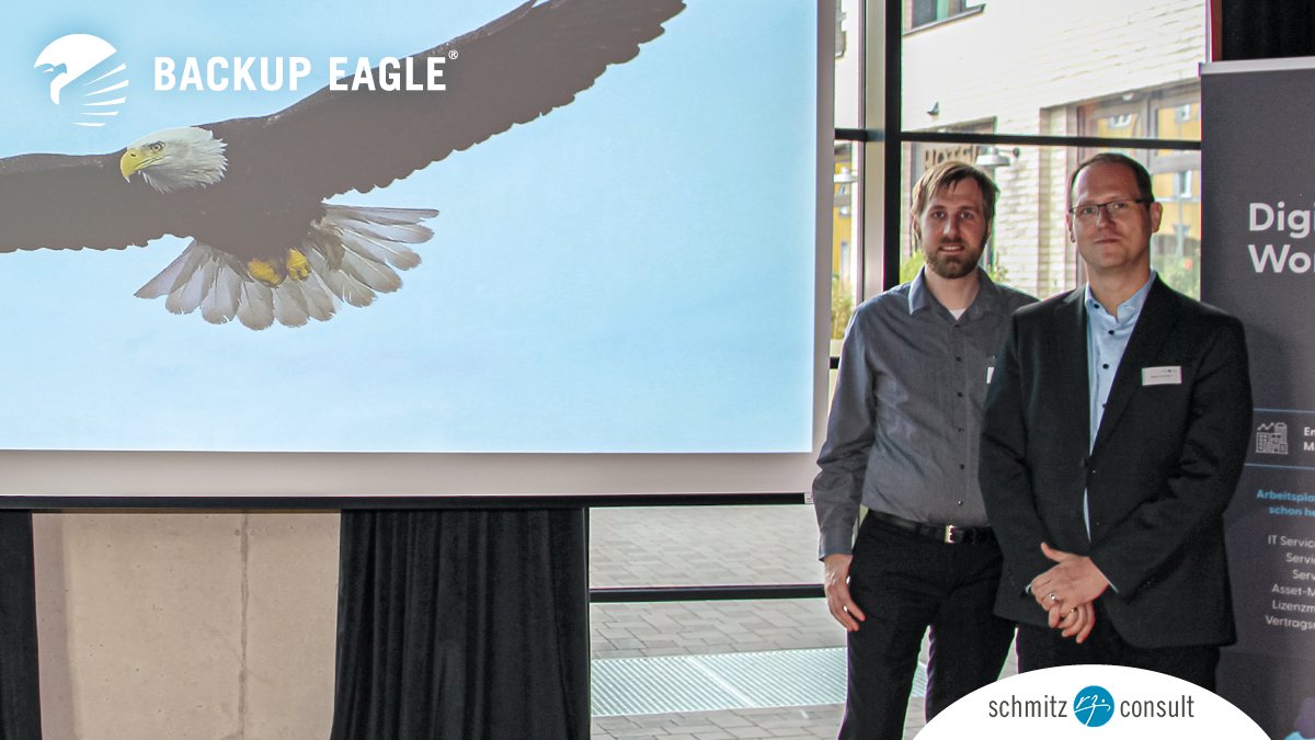 backupeagle's tweet photo. Beim IT Expert Day am 19. September in Göttingen durfte das Thema #Backup natürlich nicht fehlen. In den Slots von @schroeder_ste und Björn Albers ging es um die Notwendigkeit von automatisiertem Monitoring und Reporting. #BackupMonitoring #BackupReporting #Audit #BACKUPEAGLE https://t.co/CC9VzkpgQN