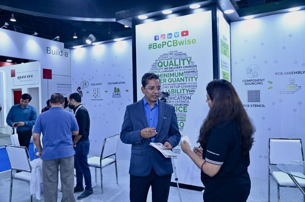 Abhijeet_Sinhaa's tweet image. This is the most innovative visiting card I have ever received from #bePCBwise yesterday at India Expo Mart, Greater Noida in a day full of innovation | RFID | Semiconductor | Smart Tech | IOT &amp;amp; AI-ML