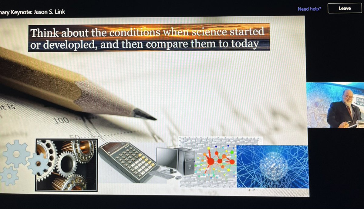 Science paradigms have changed! Let’s take note! #ICESASC22, <a href="/MarineInst/">Marine Institute</a> keynote speaker Jason S. Link