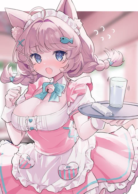 新人猫耳メイドさん 
