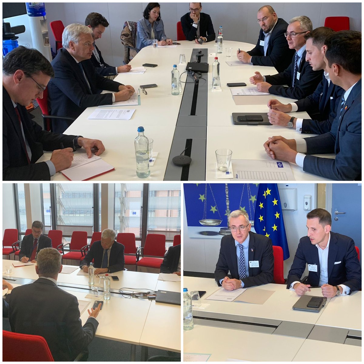 dreynders's tweet photo. Yesterday I met with MEP @VladDanGheorghe &amp; 🇷🇴 MPs @Stelian_Ion_USR &amp; @SilviuDehelean to exchange about the justice reforms &amp; #RuleOfLaw in #Romania (1/2). https://t.co/anU74zA4FK
