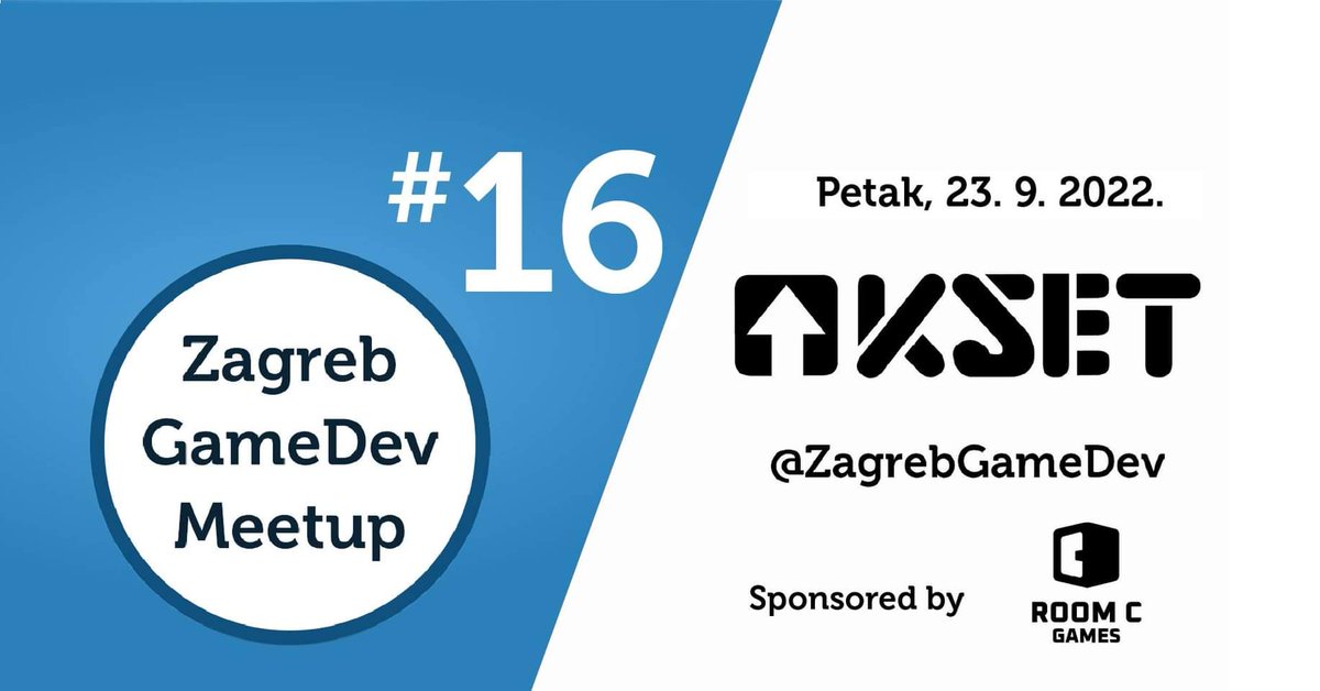 ZagrebGameDev's tweet photo. Join us tomorrow for another round of our meetup at @KSETinfo. This time you'll have the opportunity to hear @RoomCGames talk about releasing in early access, their hiring methods and a technical talk about turn-based game code architecture.
https://t.co/Xh0mDfEn8o https://t.co/iV4u9JjxBX
