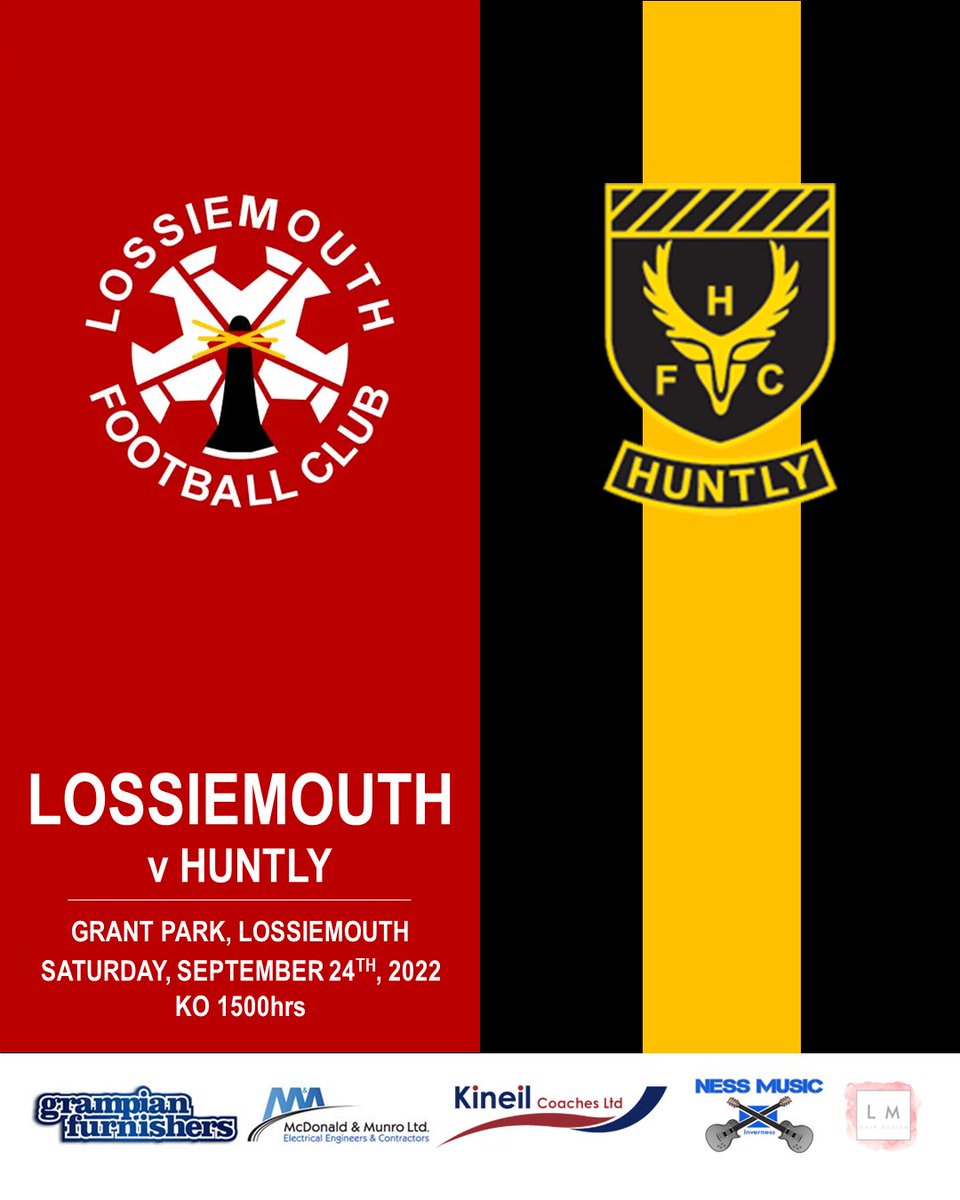 This weekend, we entertain <a href="/huntlyfc/">Huntly Football Club</a> at Grant Park in the <a href="/breedongroup/">Breedon Group PLC</a> <a href="/ScottishHFL/">The Highland League</a>. KO 1500hrs
