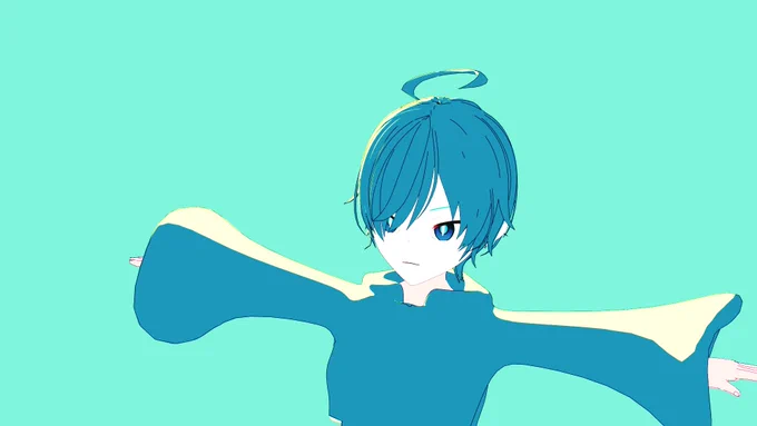#blender勇者君ですね～結構いい感じちなみにちゃんと動きます 