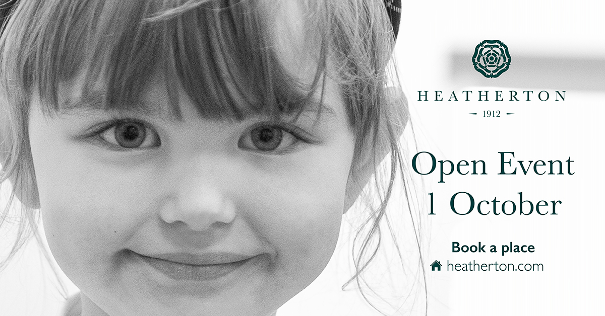 It's that time of year, when schools open their doors for prospective parents to look around. Visit @HeathertonSch at their on-site Open Event on Sat 1 Oct 10:00-12:00. Book your place here: bit.ly/3x27Uzj