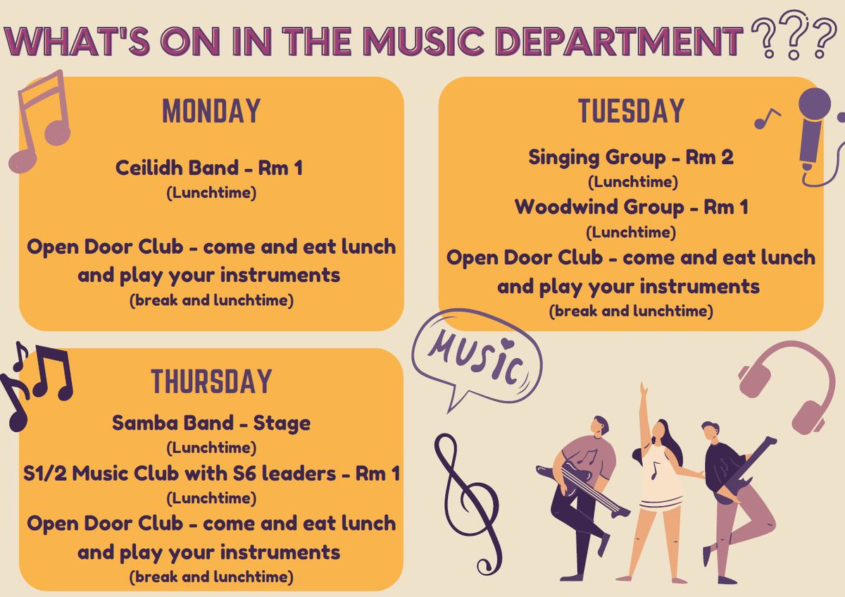 OLHS Music Department tweet media