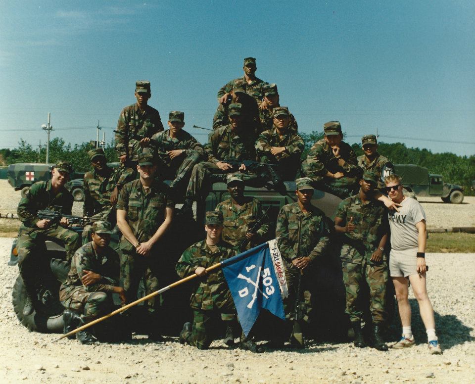 Korean_DMZ_Vets's tweet photo. Around 1990 - Up on the Z - Soldiers from D Company 1st Battalion 503rd Infantry, 2nd Infantry Division posing for a photo at Warrior Base/Tent City!  #upontheZ #dmzwar #warriorbase #1990s #2id #korea #rok #dmz #dmzmission https://t.co/dfeYnOxSrI
