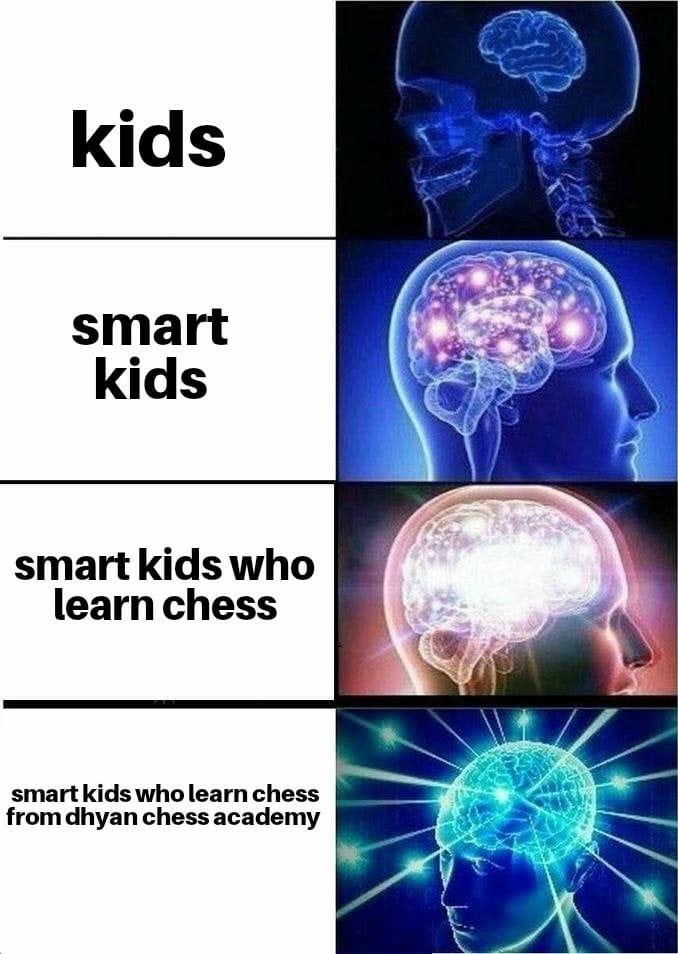 DHYAN_CHESS's tweet photo. What are you waiting for ?😲 Join @dhyanchessacademy and make your kids smarter and brighter 
.
.
.
.
#bestacademy #dhyanchessacademy #trendingreels #trending #trendingpost #bestpost #best #memes #true #braindevelopmentactivity #chesslover #smart #followforfollowback #followers https://t.co/F2lCPmfCiA