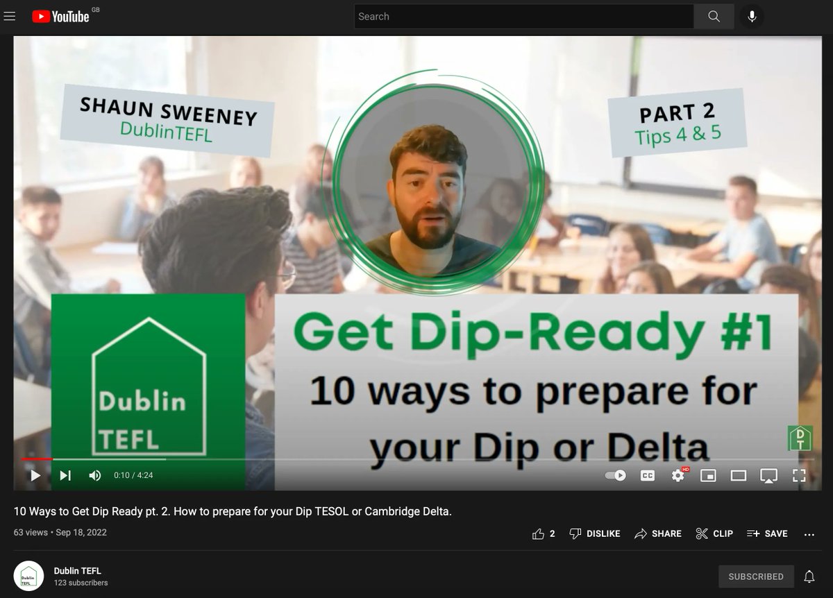 HelenTeachesEng's tweet photo. Some #advice from Leah & I in "10 Ways to Get Dip Ready pt. 2 How to prepare for your #DipTESOL or #CambridgeDelta" by @shaunsweeney78 @DublinTEFL
https://t.co/bCneRc824b
Make connections with
- #ELT practitioner community
- individuals to help your developmental journey
#ELTChat https://t.co/2XrB7eIJ99