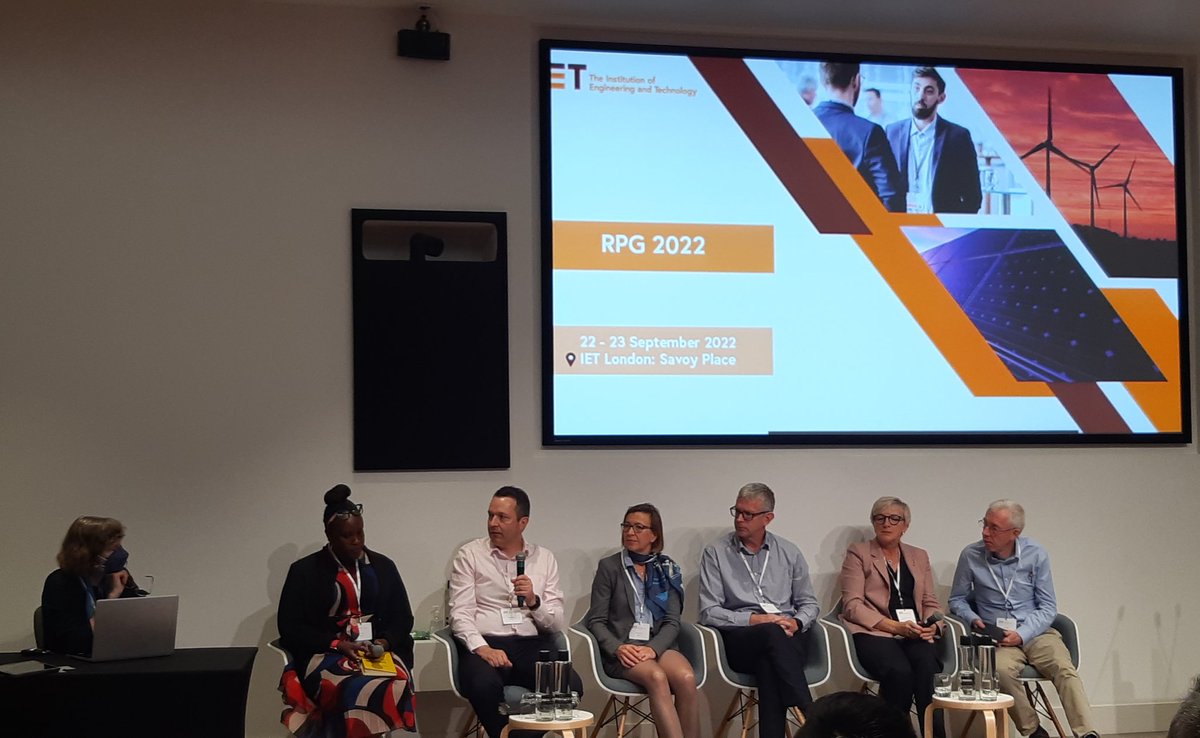 CamillaEnergy's tweet photo. At first International conference in a few years #RPG2022. Enjoying the consideration of wider (non-carbon) environmental impacts in the discussion of the future of renewables and achieving Net Zero. @IETevents https://t.co/TvNwLbjGdG