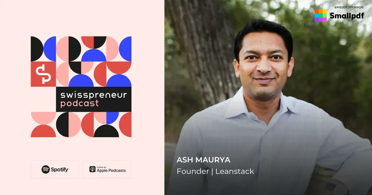 swisspreneur's tweet photo. "Running Lean" and the lean startup methodology is a cornerstone of entrepreneurial discourse today. Ever wondered who the man behind the curtain was? 

Get ready to meet @ashmaurya: https://t.co/EqM35b7b0X 
-
#swisspreneur #startup #entrepreneur #leanstack https://t.co/zLgGUP2Yro