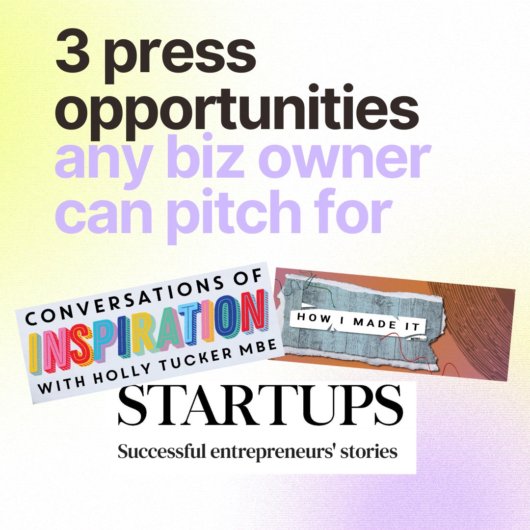PR_forthePeople's tweet image. As part of our DIY PR membership, we post a new press opportunity of the week + top pitching tips to our community Facebook page every Wednesday. 

Doors re-open soon - join the waitlist through the link in bio💚

#diypr #pressopportunity #prpitching #businessowner