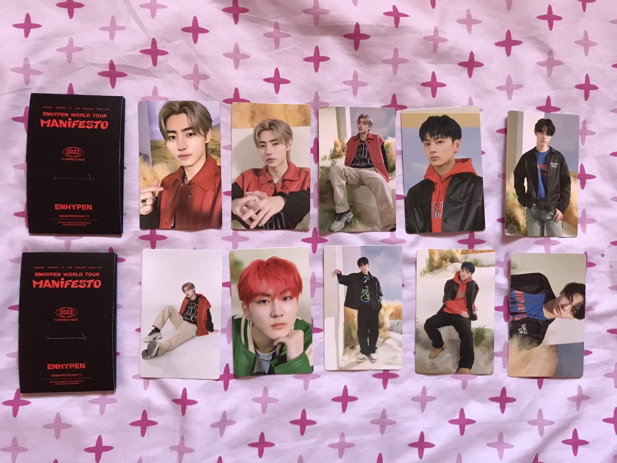 kandykshop's tweet photo. wts lfb ph #kandyKONHAND 

Enhypen Manifesto Trading Card Sunghoon Set (with free 1 box)

₱550 set

一 onhand
一 2weeks reservation/prio payo

Comment mine to claim 

# wts lfb sunghoon manifesto trading card tour merch https://t.co/CMfqaWBSUi