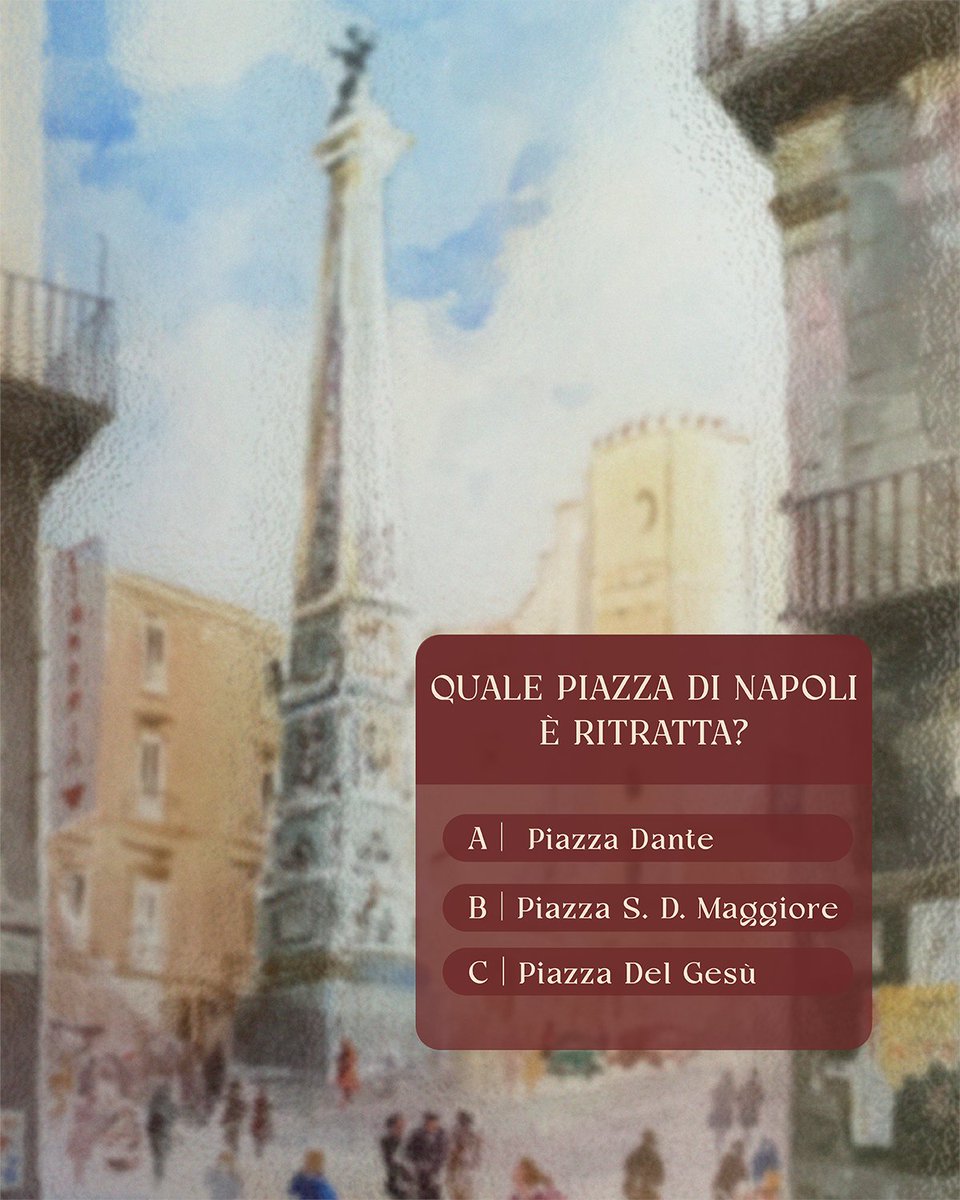 musap_napoli's tweet photo. Gioca insieme a Musap: indovina il luogo nel dipinto e scrivilo nei commenti. Ti diamo una mano: è la porta del Decumano inferiore di Napoli. 
Ci sei mai stato?

#questionart #quiztime #quizoftheday https://t.co/PmKYsjiXyq