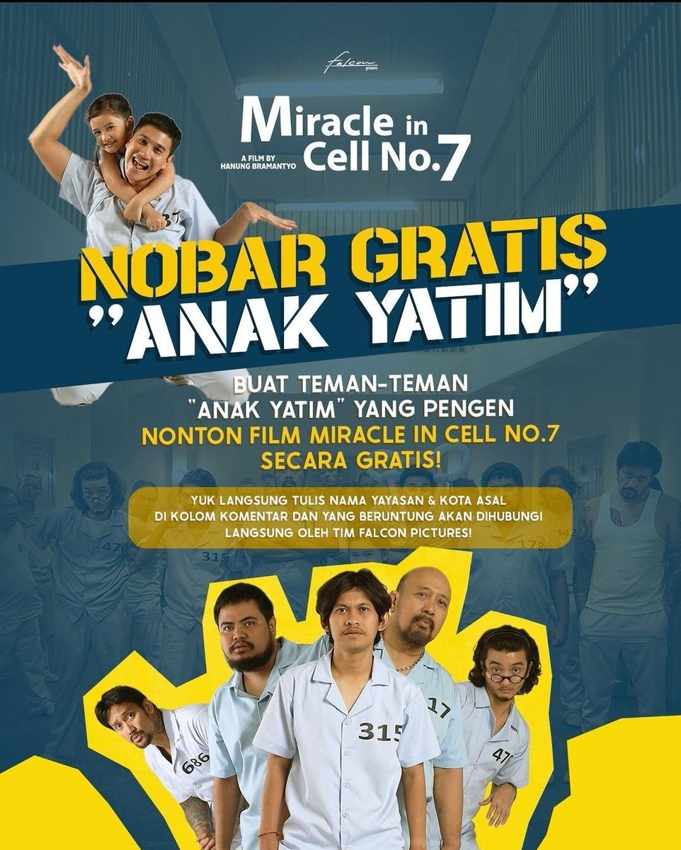 alkutsarlembang's tweet photo. Nobar yuu bersama anak yatim piatu

#falconpicture 
#indro 
@falconpicture @ridwankamil 
@attalia 
@ganjarpranowo 
@Hengkychova 
@JabarJuara 
@nobarfilm
@IrfanBachdim10 
@irfanhakimlove 
@kingnassar88 
@LestiAndryani 
@FamilyRANS_FC https://t.co/ToJmtvxlyJ