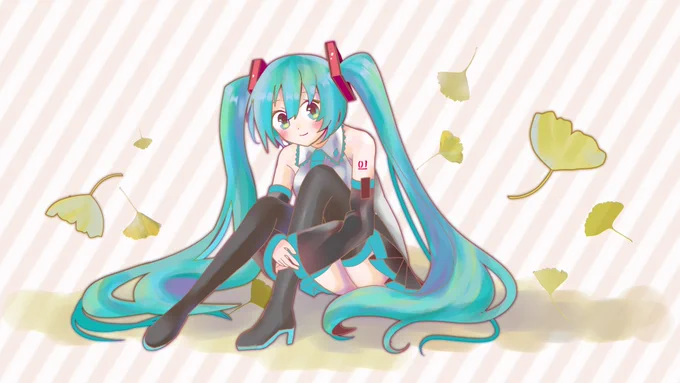 秋の気配と#初音ミク 