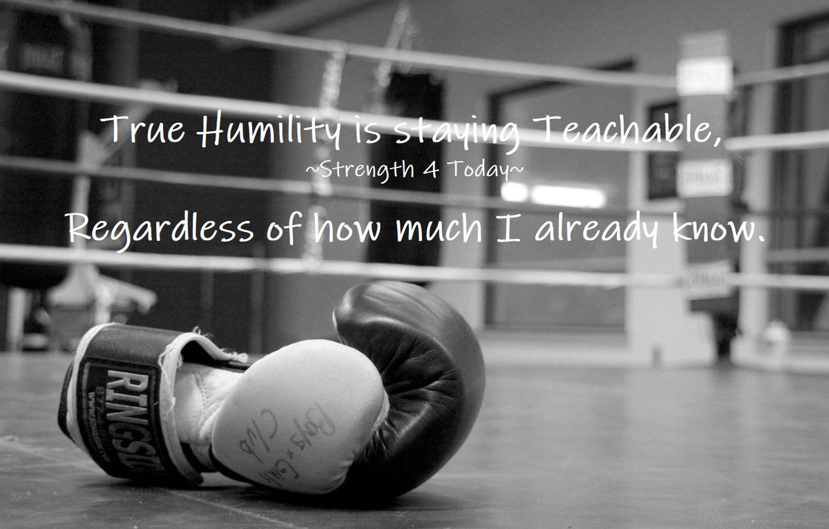 Strengthfor2day's tweet photo. True Humility Is Staying Teachable,
Regardless of How Much I Already Know.

#Humility #Regardless #TrueHumility #Teachable #RecoveryPosse #Strengthfor2day https://t.co/d8flFnQeck