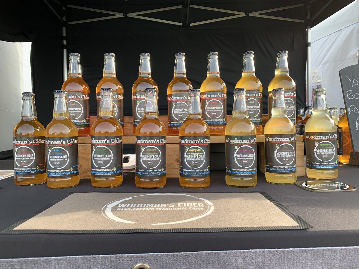 CiderWoodman's tweet photo. Today we’re at Flintham and District Ploughing Match &amp; Show with 14 different locally made ciders to try! #valeofbelvoir #propercider #buylocalsupportlocal https://t.co/hrxIrSZUnL