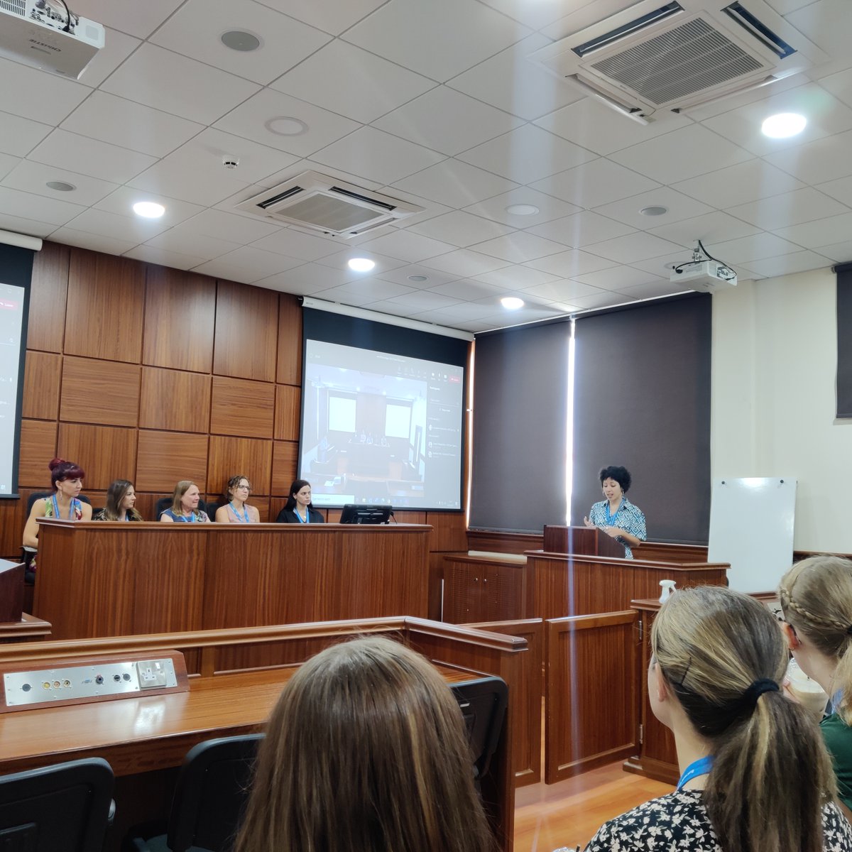 Diverse panel <a href="/ACMwomENcourage/">ACM-W womENcourage</a>: HiPEAC's <a href="/clsfox/">CalliopeSotiropoulou</a> (Campera), Marianna Prokopi-Demetriades, <a href="/JanetRead/">Janet Read</a> of @UCLan, @mariankh_ <a href="/MallocPrivacy/">Malloc Privacy & Security VPN</a> and <a href="/civiwhat/">Christiana Varda (@civi.bsky.social)</a> @mediawhatlab – now exploring barriers in computing careers. Bracing ourselves for horror stories 😱
👉womencourage.acm.org/2022/event-pro…