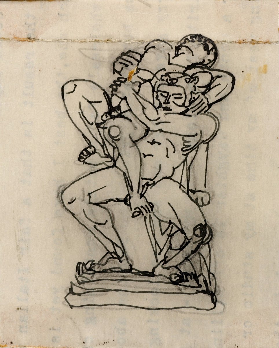 ColeccionMMoret's tweet photo. ⬆️...
▪️Círculo de Andrea #Mantegna. #Hércules y Anteo. Lápiz negro y tinta a pluma, h. 1500. Royal Collection.
▪️Sebald #Beham. Hércules y Anteo. Buril, 1545. Colección Mariano Moret.
▪️Paul #Manship. Hércules y Anteo. Lápiz negro y tinta a pluma. Smithsonian Museum...SIGUE ⬇️ https://t.co/3saXn8AxFG