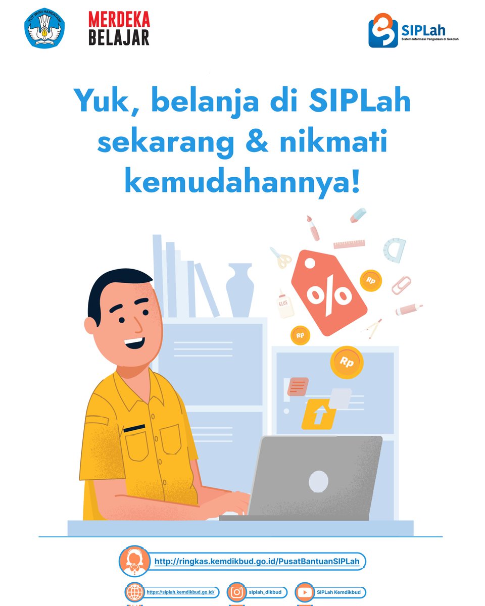 pusdatin_dasmen's tweet photo. Yuk, belanja di SIPLah sekarang!
#siplahkemendikbud
#pbjsatdik https://t.co/q4RKkD1Mep