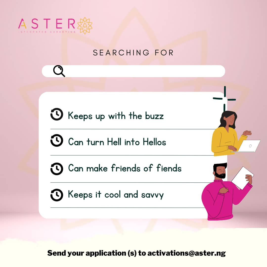 AsterIml's tweet photo. We're searching, guys!!!😉😎
This might just be the opportunity you were looking for.

#jobvacancy #vacancy #searching #clients https://t.co/zGHN9VHuzS